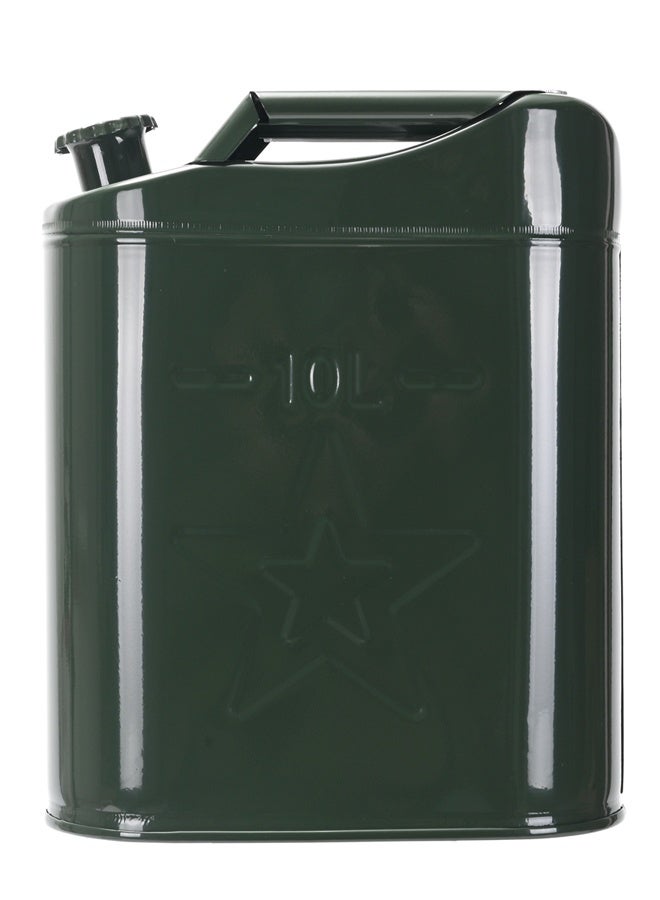 LAWAZIM Jerry Can - 10L - Heavy-Duty Empty Fuel Container with Secure Locking Cap and Triple Handle - Ideal for Gasoline, Diesel, Water, Vehicles, Outdoor, Workshop, Liquid Storage, and Emergency Use - Image 2